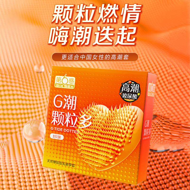 3S 6th Sense G-Wave Textured Condoms